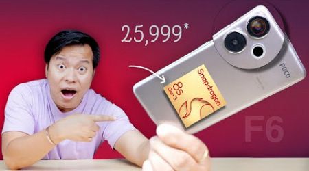 POCO F6 is here - Snapdragon 8s Gen 3 Phone @25,999* only