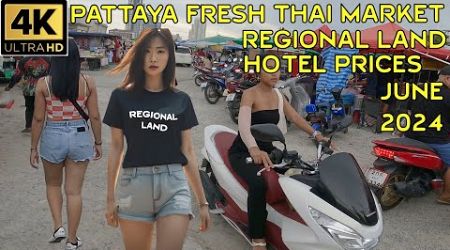 Have you ever see this Thai Fresh Market in Regional Land 2024 June Pattaya Thailand