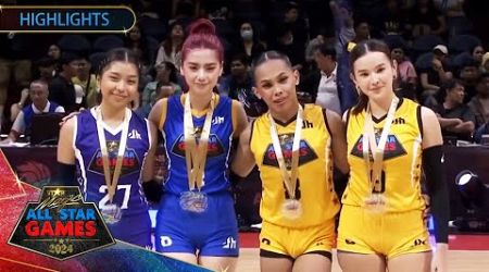 Mikha, Analain, Awra, and Leona are the Volleyball special awardees| Star Magic All Star Games 2024