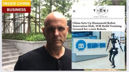 China building Robot Training Center for LLM AI, advanced robotics to replace US, European jobs