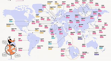 The Language That Each City Wants to Learn the Most, Mapped