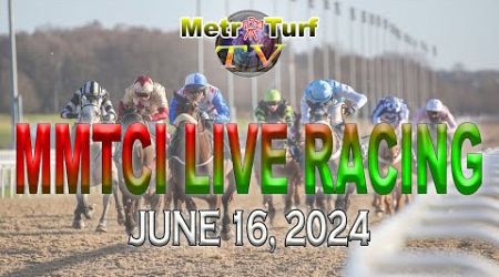 16 June 2024 | Philippines Horse Racing Live | Metro Manila Turf Club Inc.