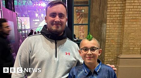 The darts prodigy, 10, aiming to become world champ