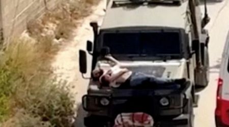 US shocked by video of wounded Palestinian tied to Israeli military jeep