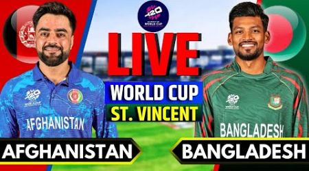Afghanistan vs Bangladesh Match Live | Live Score &amp; Commentary | AFG vs BAN T20 WC Live, BAN Batting