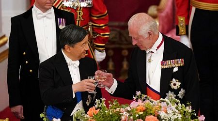 UK's King Charles welcomes Japan's Emperor Naruhito for state visit 