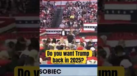 Do you want Trump back in 2025? Trump 2024 #politics