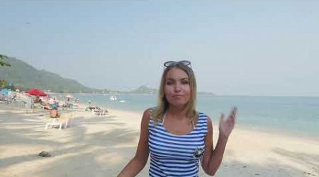 Lamai beach, Koh Samui. Nicole Ross model video