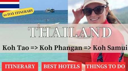 Thailand Vlog | Koh Samui via Koh Tao, Koh Nang Yuan Island, Koh Phanghan