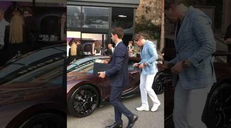 Mega billionaire arriving Bugatti Showroom #billionaire #monaco #luxury #trending #lifestyle #fyp