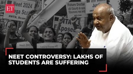 HD Deve Gowda urges patience on NEET inquiry, defends government in Rajya Sabha