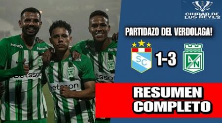 Sporting Cristal vs Atletico Nacional 1-3 Resumen COMPLETO | Copa Ciudad de los Reyes 2024