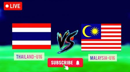 Thailand U16 vs Malaysia u16 #AFFYouthChampionship football live match live Soccer 2024 streaming