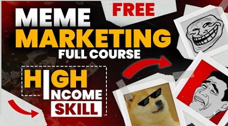 MEME Marketing Full Course | MEME Page Business | Earn Money with MEME Marketing #mememarketing