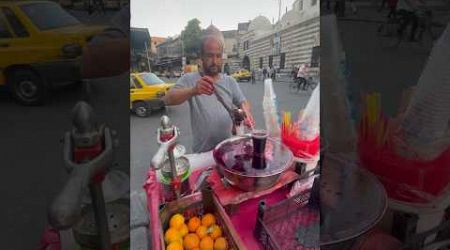 تجربة عصير التوت الشامي في #دمشق #سوريا #travel #اكسبلور
