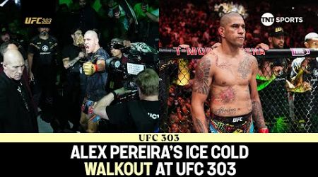 AURA! Alex Pereira with the COLDEST walkout at #UFC303 