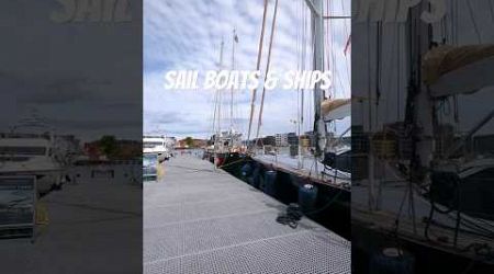 Sailboats on the floating dock. #shorts #hd #pixel7pro #city #tromsø