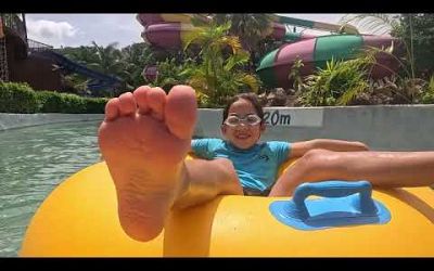 Koh Samui Water Park fun day with Goldie &amp; Ezra
