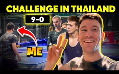 I CHALLENGE A TABLE TENNIS CLUB IN KOH SAMUI (Thailand)