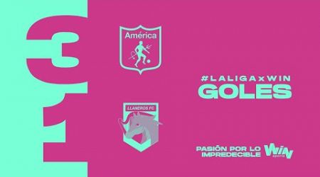 América vs. Llaneros (goles) | Liga Femenina BetPlay Dimayor 2024 | Cuadrangulares - Fecha 4