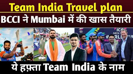 update on Team India -Team India Travel to NewYork- BCCI special arrangements in Mumbai -Homecoming