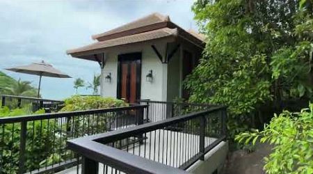 [4K] Banyan Tree Samui | Partial Ocean View Pool Villa Hotel Room Tour | Koh Samui Thailand