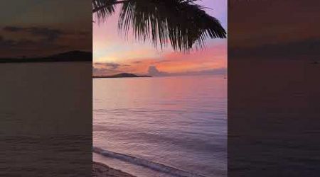 sunset on Koh Samui island