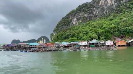 Visiting Koh Panyi floating Muslim village in Phang Nga Bay