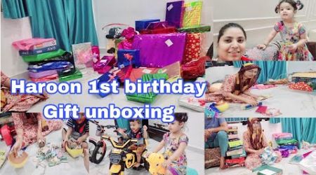 BIRTHDAY GIFT UNBOXING | Haroon ke birthday gift