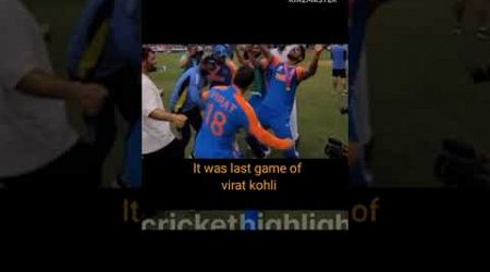 Last game of Virat Kohli for India 