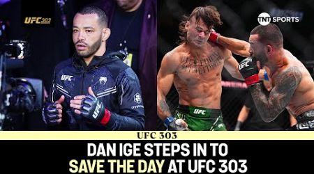 Dan Ige steps in on 3 hours&#39; notice to fight Diego Lopes in #UFC303 co-main event 