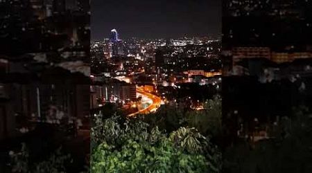 Night City View Point of Pattaya City Sign. #shorts #pattaya #pattayathailand
