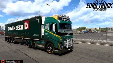 Euro Truck Simulator 2|Volvo Truck Carries Medical Equiqments|Spain-Finland|Promods-Ets2 1.50