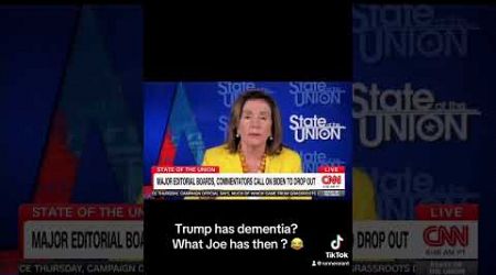 Trump has dementia? #biden #trump #politics #debate2024 #funny