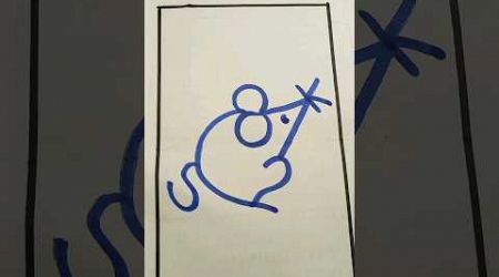 buat angka dan tanda jadi tikus #art #pensil #huruf #education