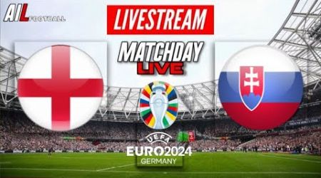 ENGLAND vs SLOVAKIA Live Stream EURO 2024 | International Football Commentary + LiveScores