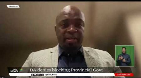 7th Administration | DA denies blocking Provincial Government
