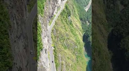 Hubei Province Carving Cliff Hanging Wall Highway #travel #discoverchina #nature