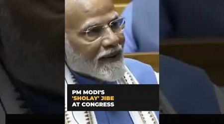 Modi takes a jibe at Congress citing &#39;Sholay&#39; dialogue | The Federal #shorts
