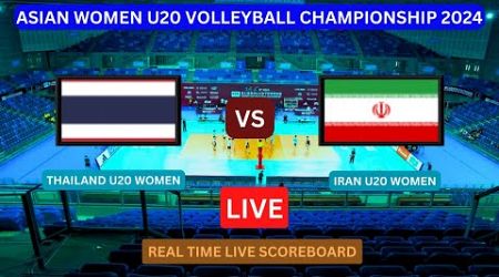 Thailand U20 Vs Iran U20 LIVE Score UPDATE Today Match 2024 Asian Womens U20 Volleyball Championship