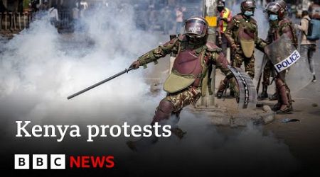 Kenya: Tear gas fired at anti-government protesters | BBC News