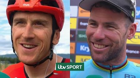 Mark Cavendish after winning his 35th Tour de France stage | ITV Sport