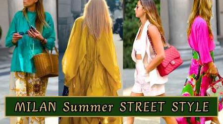 Milan Summer Street Style. Italian Fashion Trends Ideas