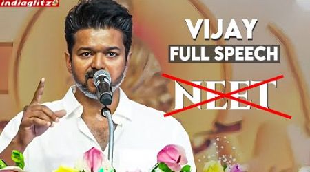 Vijay First Time Open up About Neet Issue | Full Speech | Education Award Ceremony 2024 | TVK, Goat