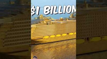 $1 vs 1,000,000,000 Yacht #mrbeast #yacht #shorts