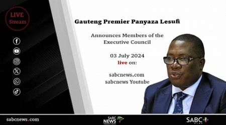 Gauteng Executive Council Announcement