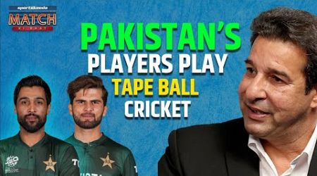 Pakistan International Player play Tape Ball Cricket - Wasim AKram