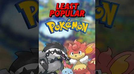 The LEAST POPULAR Pokemon From Each Region!
