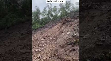 Land slides on kedarnath route #kedarnath #travel