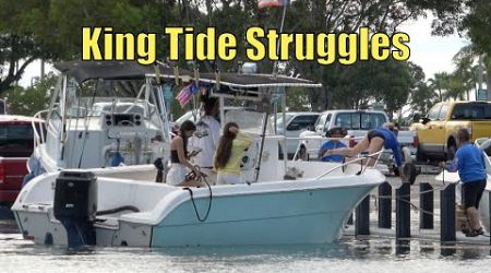 King Tides Struggles | Miami Boat Ramps | Black Point | Wavy Boats | Broncos Guru
